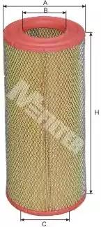 Фильтр воздушный IVE     (d= 81  D=155  H=345)